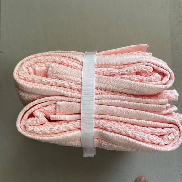 Caro Home 6 piece towel set - pink - Picture 3 of 5